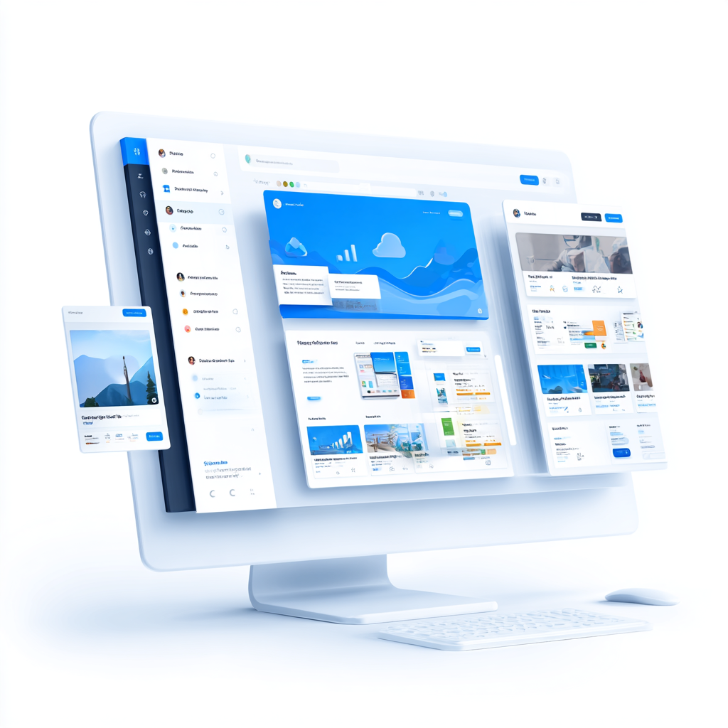 Clean software dashboard preview used as Tubeora storefront backdrop
