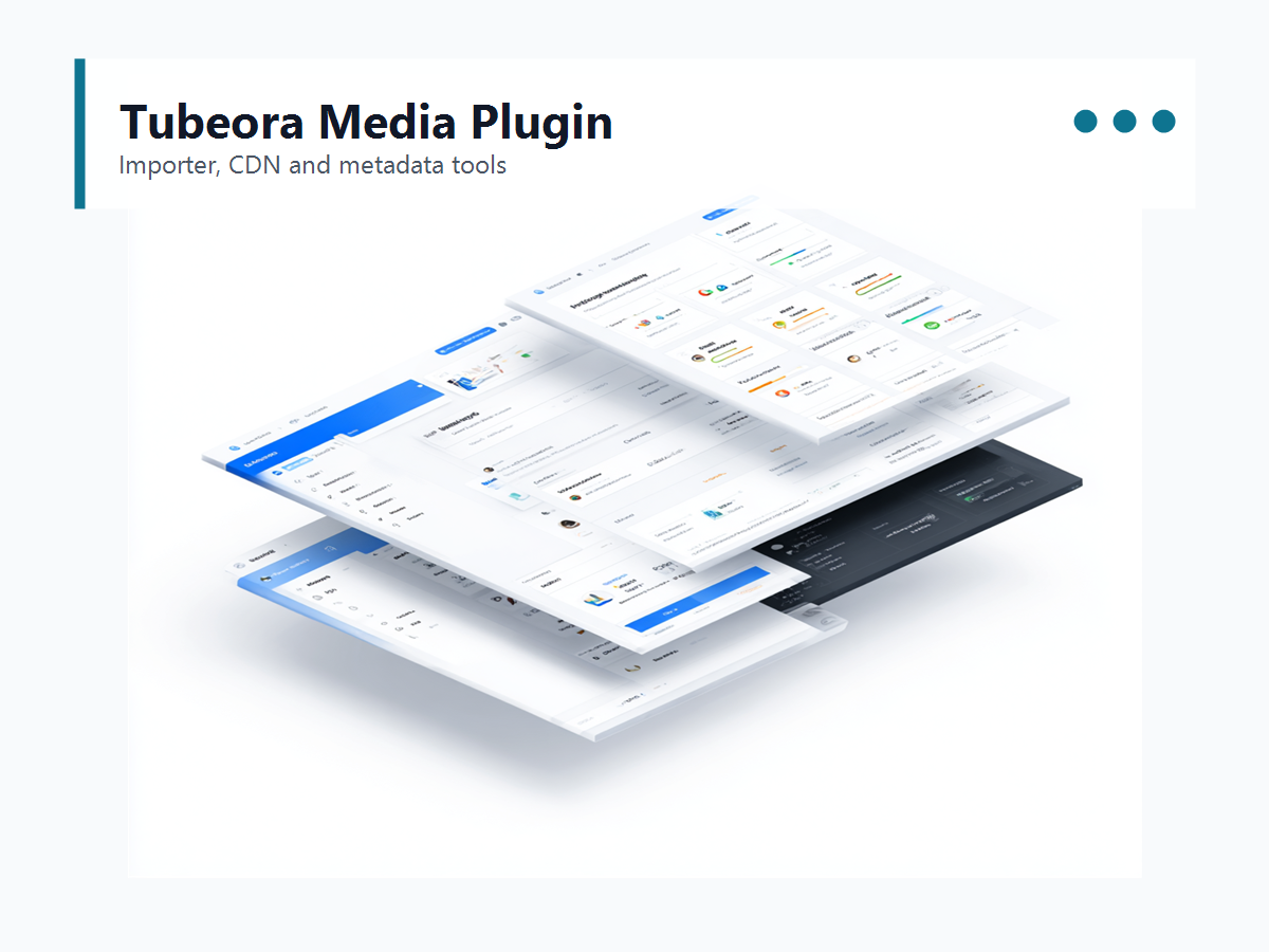 Tubeora Media Plugin software preview